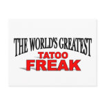 The World's Greatest Tatoo Freak postcards