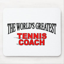 The World's Greatest Tennis Coach Mouse Mat