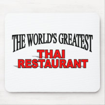 The World's Greatest Thai Restaurant Mouse Mats