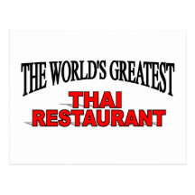 The World's Greatest Thai Restaurant Post Card