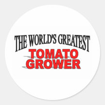 The World's Greatest Tomato Grower Sticker