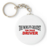 The World's Greatest Tow Truck Driver keychains