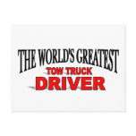 The World's Greatest Tow Truck Driver postcards