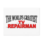 The World's Greatest TV Repairman postcards