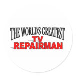 The World's Greatest TV Repairman stickers