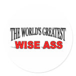 The World's Greatest Wise Ass stickers