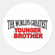 The World's Greatest Younger Brother Sticker