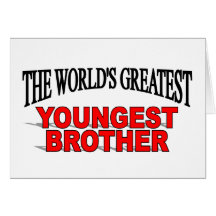 The World's Greatest Youngest Brother Cards
