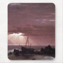 The wreck by Frederick Edwin Church mousepads