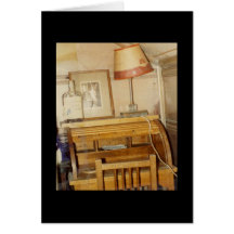 The Writer's Roll Top Desk Card