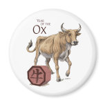 The Year of the Ox Magnet