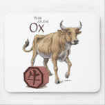 The Year of the Ox Mousepad