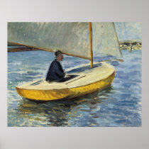 The Yellow Boat, 1891 - Gustave Caillebotte Poster