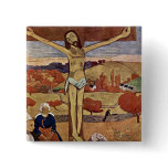 The Yellow Christ by Paul Gauguin buttons