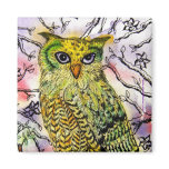 The Yellow Owl Fridge Magnets
