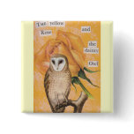 The Yellow Rose, and the Dainty Owl Pins