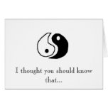The Yin to my Yang