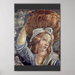 The Youth Of Moses, Detail By Botticelli Sandro Poster