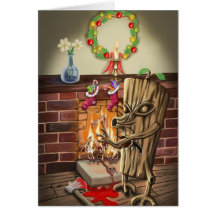 The Yule Logs Revenge Card