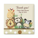 The Zoo Crew Jungle Baby Shower Favour - TAN magnets