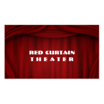 Theater Entertainment Performer Comedian Magician Business Card Templates