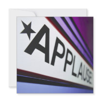 Theatre Applause Sign
