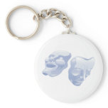 theatre comedy and tragedy masks keychains