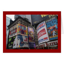 Theatre District - Times Square Card