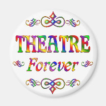THEATRE FOREVER REFRIGERATOR MAGNETS