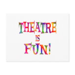 Theatre is Fun postcards