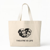 Theatre is Life Canvas Bag