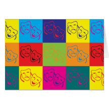 Theatre Pop Art Card