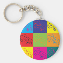 Theatre Pop Art Key Chain