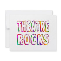Theatre Rocks Personalized Announcement
