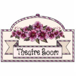 "Theatre Room" - Decorative Sign - 38 photo sculptures