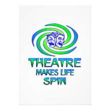 Theatre Spins Custom Invitations