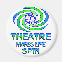 Theatre Spins Refrigerator Magnets