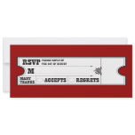 Theatre Ticket RSVP Card invitations