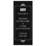 Theatre Ticket Wedding Menu Invitation