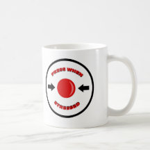"theCUBICLE" Press When Stressed Mug