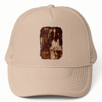 Theda with a Snake Mesh Hats