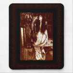 Theda with a Snake mousepads