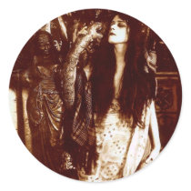 Theda with a Snake Stickers