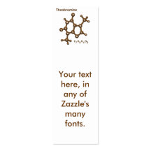 Theobromine Bookmark (business card)