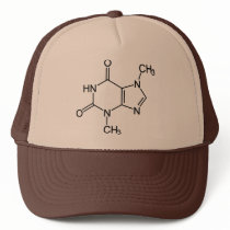 Theobromine Chocolate Molecule Hat