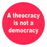 Theocracy stickers