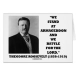 Theodore Roosevelt Stand At Armageddon Battle Lord cards