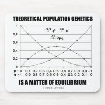 Theoretical Population Genetics Matter Equilibrium Mousepad