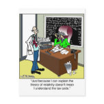 Theory of Relativity & The Tax Code Post Card