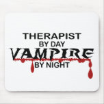 Therapist Vampire by Night Mousemat
